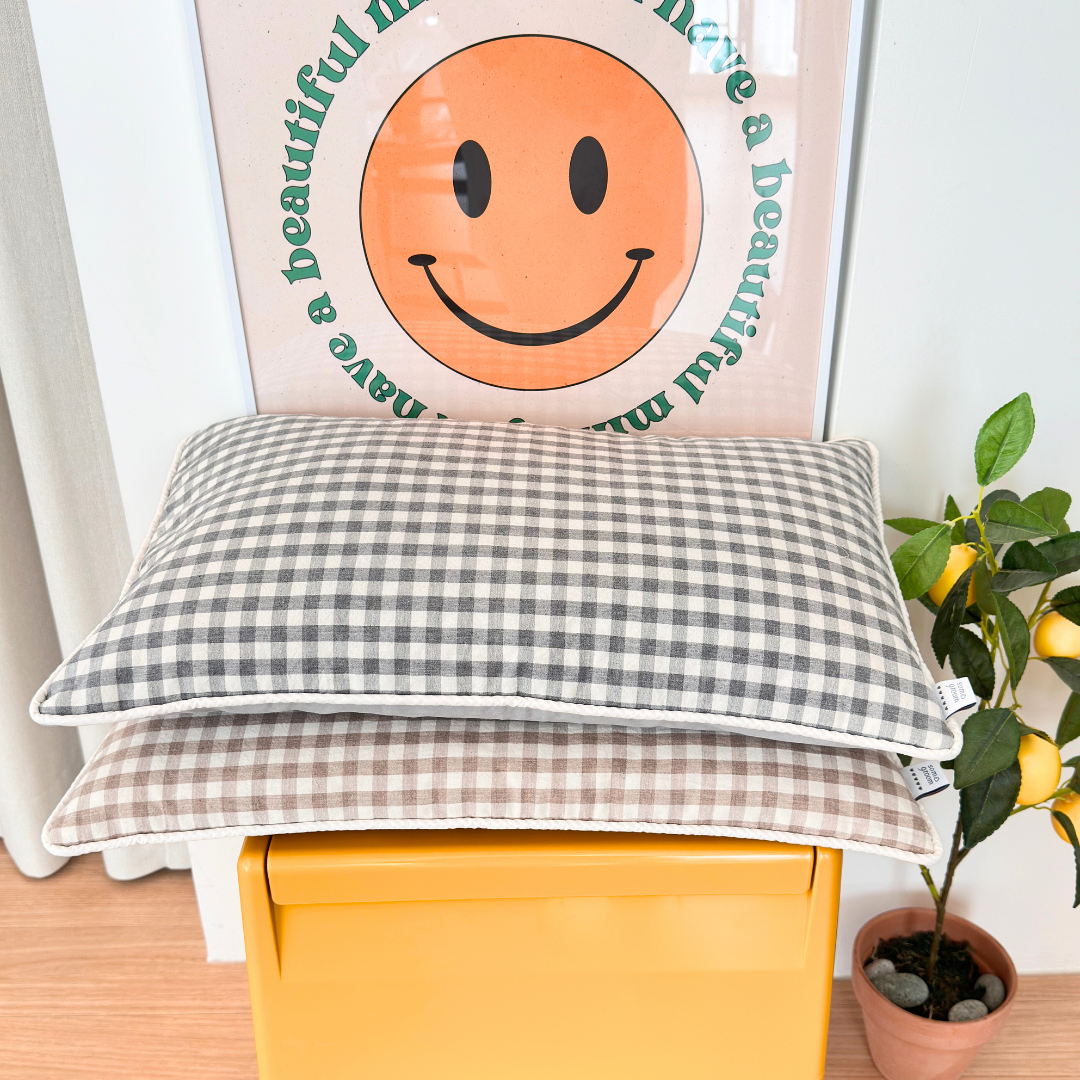 Checkered Pillow Cover