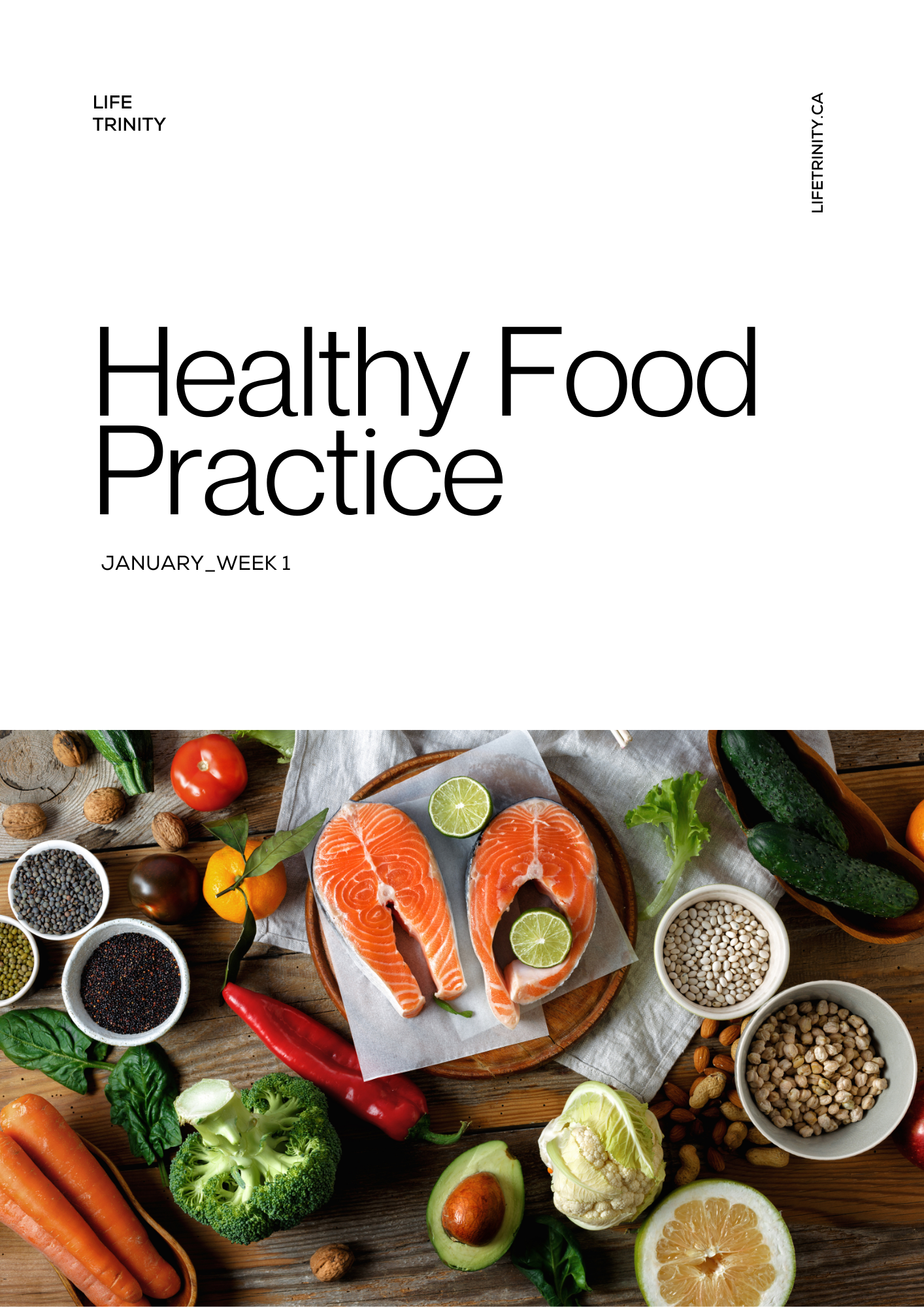 Life Trinity Week 1 Reset Kit | Wear · Eat · Move Total Wellness PDF Bundle